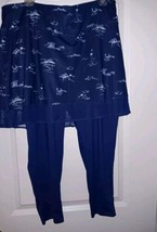 San Soleil Golf Fairway Print Women&#39;s XL Skirt/ leggings UV 50+ NWT - £21.86 GBP