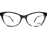 OGI Eyeglasses Frames 9126/2314 HERITAGE Gray Green Cat Eye Full Rim 50-... - $128.69