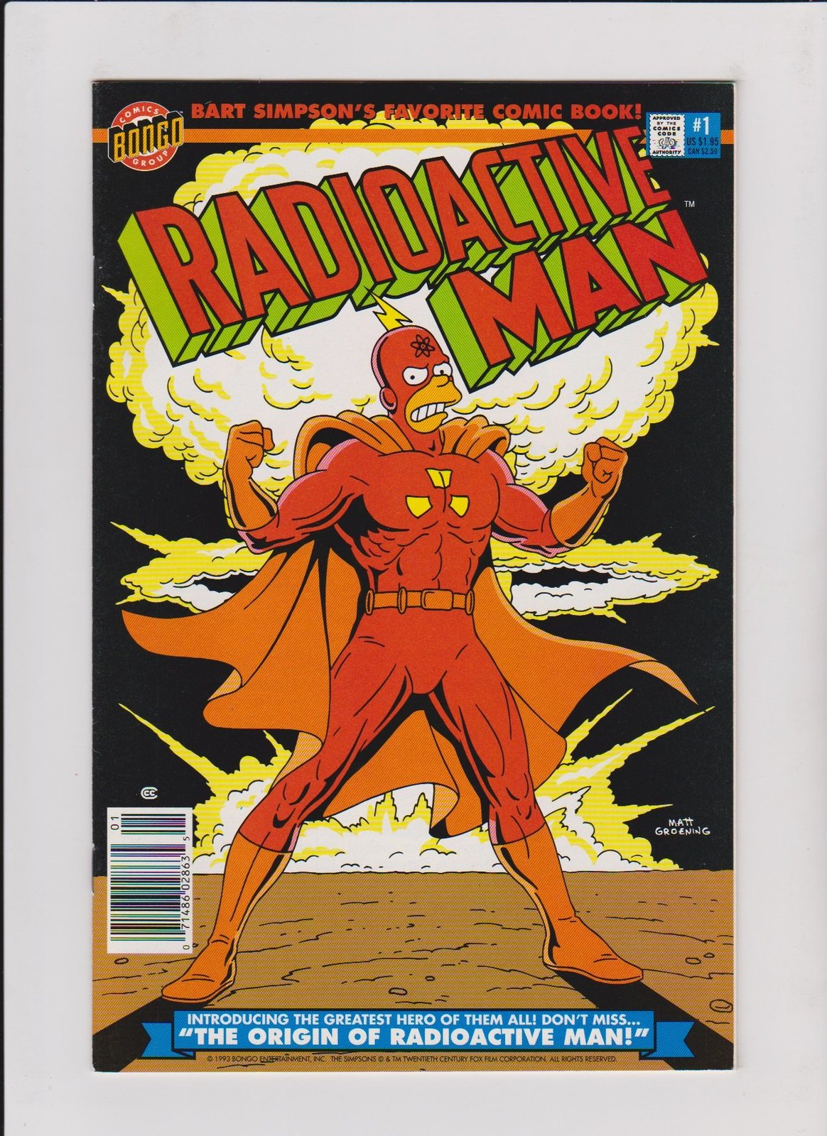 Radioactive Man #1 The Simpsons (The Origin of Radioactive Man) [Comic] ... - $39.19