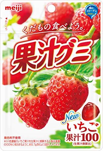Meiji juice gummy strawberries 51gX10 bags - $32.92