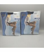 2 Levante Gaudi 30 Control Top Pantyhose Size 4 XT BluMarine Blue Made I... - $253.15 MXN