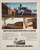 1966 Print Ad International Harvester Pickup Trucks Fancy New Interiors ... - £15.14 GBP