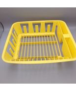 Vintage Rubbermaid Yellow Plastic Dish Drainer Rack JA4-6049 14.5”x12.5”... - $361.72 MXN