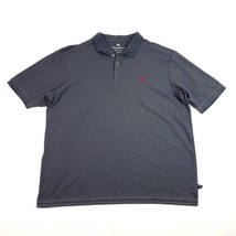 Tommy Bahama Supima Polo Men&#39;s XL Grey Shirt Red Logo   - £22.84 GBP