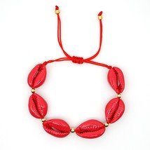 Go2boho Seashell Bracelet Women Summer Bracelets Cowrie-Shell Bohemian Jewelry B - £8.49 GBP