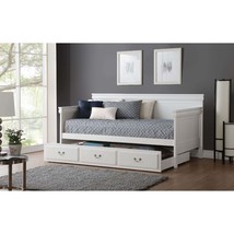 Bailee Trundle (Twin), White Finish - $203.00