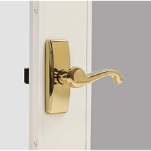 LARSON Certified Storm Door Georgian Lever (Brass) - £35.87 GBP