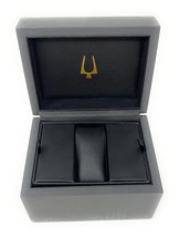 Bulova Hardcover Matte Grey Storage/Display Box - 5.4x4x4 - Heavy wear - $333.12 MXN