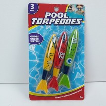 Pool Torpedoes 3 Pack Glide Under Water Summer Water Toys Improve Swimmi... - £11.98 GBP