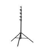 Mz Series Air-Cushioned Light Stand, (15&#39; 5-Section - Black) # - £79.92 GBP