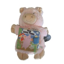 New Demdaco This Little Piggy Pig Hand Puppet Plush Toy Book 10 in Tall ... - $14.84