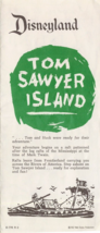 Disneyland 1957 Rev-2 (1970) Tom Sawyer Island Map/Brochure - £22.95 GBP