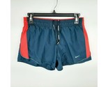 Nike Dri-fit Women&#39;s Running Shorts Lined Size Small Blue Drawstring TE7 - $9.40