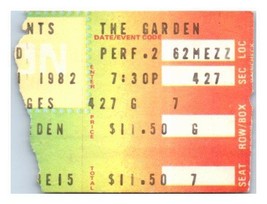 Grateful Morti Concerto Ticket Stub Settembre 21 1982 Madison Quadrato Garden - £48.37 GBP