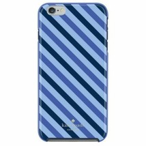 Kate Spade NY Phone Case for iPhone 6 Plus + Blue Stripes - £4.69 GBP