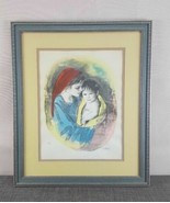 M. Maurice Untitled watercolor Lithograph of Mother with Child #67 of 250 - £233.90 GBP