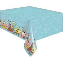 Sponge Bob Square Pants Plastic Table Cover Birthday Party Supplies 1 Ct New - £7.15 GBP