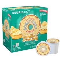 The Original Donut Shop Vanilla Cream Puff Coffee 24 to 144 Kcup Pods Pick Size  - £23.09 GBP+