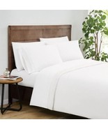 Wellbeing 300 Thread Count 4 Pc. Sheet Set TWIN WHITE Retail: $80.00 - $729.00 MXN