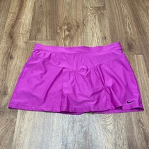 Nike Fit Dry Women Purple Pleated Skort Tennis Skirt Size Medium Built in Shorts - £18.79 GBP