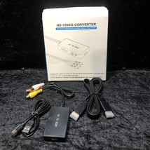 HDMI to RCA Powered Converter, HDMI to AV Composite Video Audio Converter - £5.91 GBP