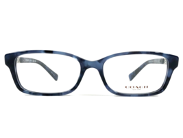 Coach Eyeglasses Frames HC6148 5593 Blue Tortoise Rectangle Full Rim 52-16-140 - £76.52 GBP