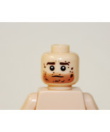 Minifigure Mud Speckled Male Head Diy Building - $5.34 CAD