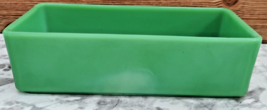 Vtg Jadeite Leftover Refrigerator Dish Green Glass NO LID 1930s - 60s Jeannette - £31.12 GBP