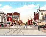 Canal Street View New Orleans Louisiana LA UNP WB Postcard Y8 - £3.05 GBP