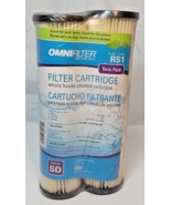 Pentair OMNIFilter RS1 Standard Pleated Sediment Water Filter 2-Pack - New - £7.65 GBP