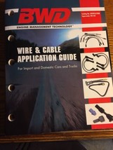 2008 BWD Wire Cable Application Gide Wc-04 - £14.49 GBP