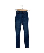 Madewell Curvy High Rise Skinny Hayes Wash Denim Jeans Blue 23 - $47.37 CAD