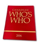 Canadian Whos Who 2006 Book HC Genealogy Biography Reference Lumley - £90.55 GBP