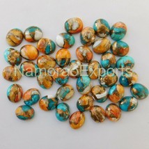 12x16, 13x18, 15x20, 18x25 mm Oval Natural Composite Mohave Copper Turquoise Gem - £7.82 GBP+