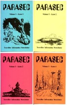 Parasec - Issues 1-4 - 1980s American Traveller RPG Fanzine - £22.03 GBP