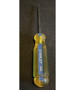 Vintage Stanley Screwdriver Blue/Yellow Handle Phillips USA Made - $12.57