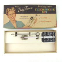 Betty Furness Westinghouse Meat Thermometer &amp; Skewer Set in Box Vintage 1950s - £7.96 GBP