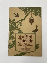 Vintage American Audubon Assoc Pamphlet Joseph Dodson Bird Houses 1917 - £26.68 GBP