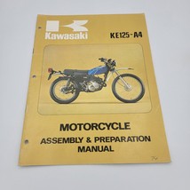 Original OE OEM Kawasaki KE125-A4 Assembly And Preparation Manual 99931-... - $21.99