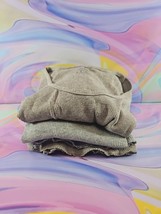 Lot of 3 Fruit of the Loom Gray Tagless Tank Shirts, 100% Cotton, Men&#39;s L - $8.99