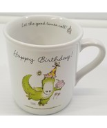 AG) Vintage 1985 Hallmark Happy Birthday Rim Shots Coffee Mug Skating Di... - £7.95 GBP