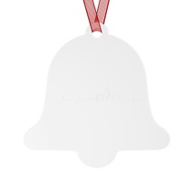 Personalized Metal Christmas Ornaments, Durable and Scratch-Resistant, White Alu - £10.76 GBP