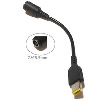 Charger Adapter 7.9*5.5mm Female Converter Cable for Lenovo T540P T440P ... - £7.36 GBP