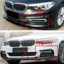 Carbon Style Front Bumper Spoiler Splitter Lip fits BMW 5 Series G30 201... - £157.16 GBP