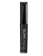 Rimmel London Stay Matte Liquid Lip Color Pitch Black #840 - New! - $7.69