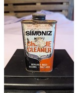 Vintage Simoniz Chrome Cleaner 8 Oz Can~ About half full - $7.91