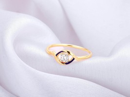 14K Gold Lifelong Love Solitaire Diamond Ring For Women | Bridal Ring, Diamond R - £160.55 GBP