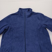 Cabelas RN#74747 Men's Blue Full Zip Fleece Mock Neck Fleece Jacket Size Large image 13