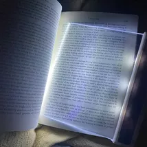 LED Flat Panel Book Light – Eye-Caring Reading Lamp for Travel &amp; Bed - $13.95 CAD+