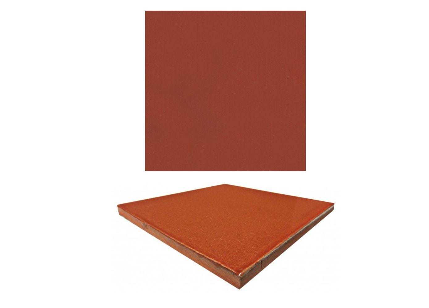 Mexican Talavera Ceramic Tiles Handcrafted - Brown Washed -  (you select... - $149.00